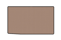 Audi A2 1999-2005 Gummimatte für Kofferraum Carsuit V-2 (HB, beige) Foto 1