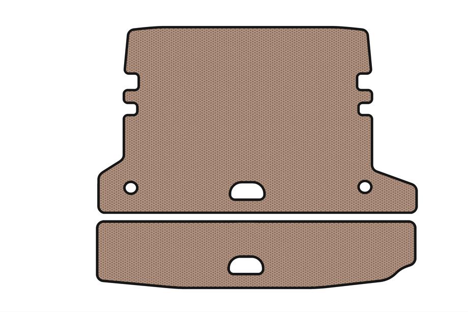 BMW 3 Series F30/F31 2012-2019 Gummimatte für Kofferraum Carsuit V-2 (für F-31, beige) Foto 1