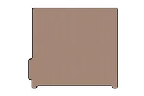 BMW X5 F15 2013-2018 Gummimatte für Kofferraum Carsuit V-2 (Beige) Foto 1