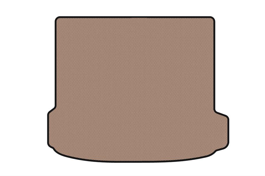 BMW X6 E71 2008–2014 Gummimatte für Kofferraum Carsuit V-2 (Beige) Image