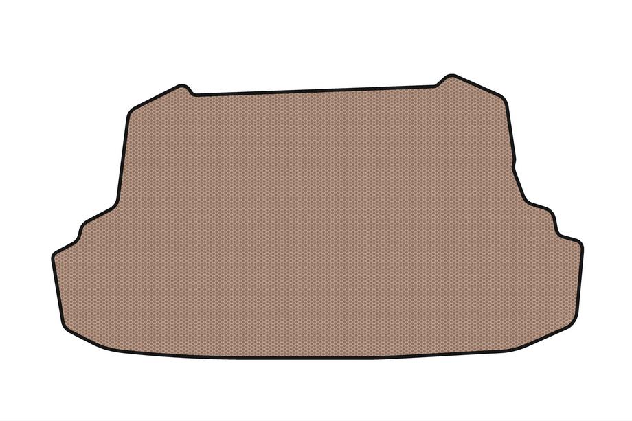 BYD F3 2013-2015 Gummimatte für Kofferraum Carsuit (mit Ausschnitt für Gasflasche, SD, beige) Image