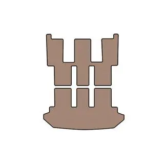 Gummimatte für Kofferraum Carsuit V2 (Beige)
