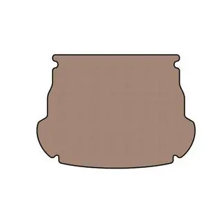 Gummimatte für Kofferraum Carsuit V2 (Beige)