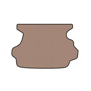 Gummimatte für Kofferraum Carsuit (1996-1999, beige) Foto 1
