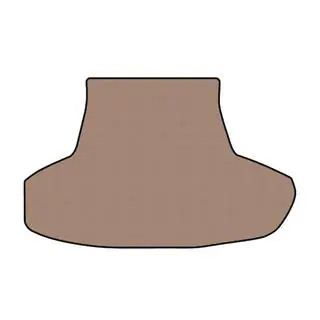 Gummimatte für Kofferraum Carsuit (ohne Reserverad und 2 Batterien, SD, beige) Foto 1