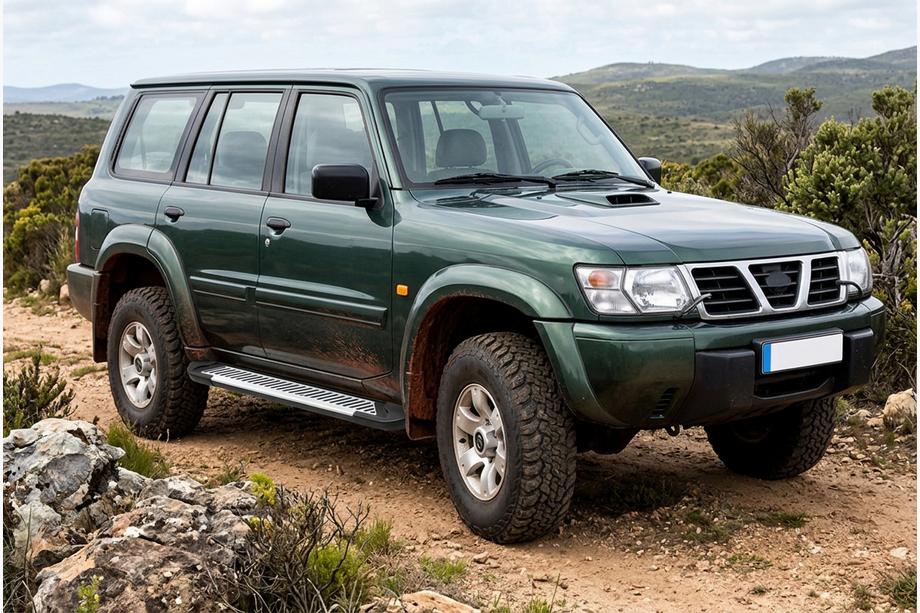 Nissan Patrol Y61 1997-2011 Seitenschweller Line (2 Stk., Aluminium) Image