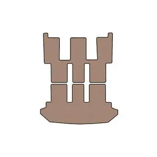 Gummimatte für Kofferraum Carsuit V2 (Beige) Foto 1