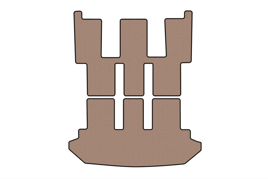 Peugeot 807 2002-2014 Gummimatte für Kofferraum Carsuit V2 (Beige) Image