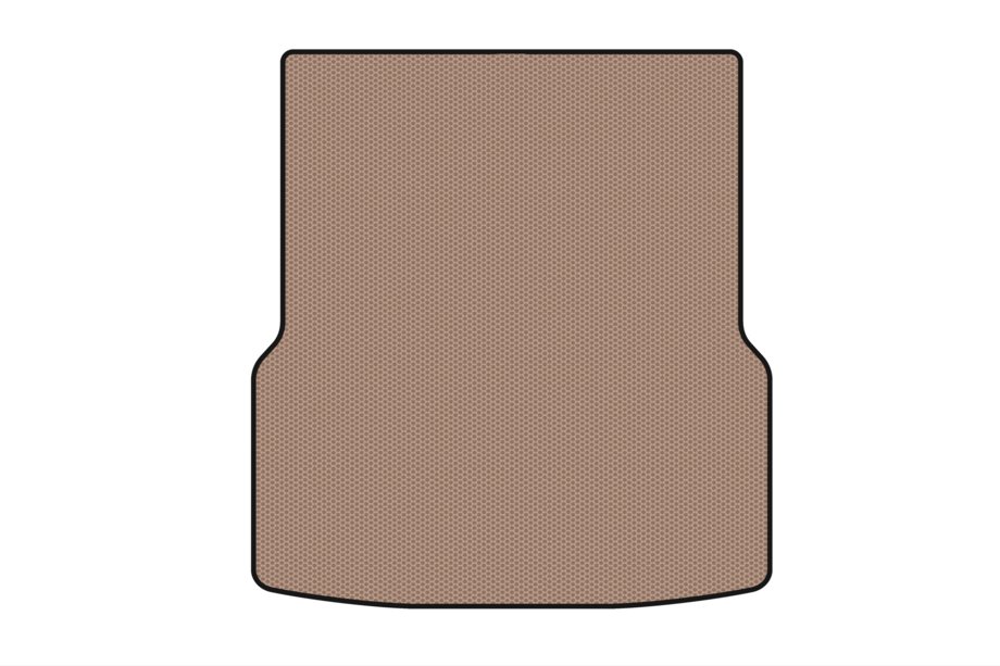 Tesla Model S 2012– Gummimatte für Kofferraum Carsuit vorne (4WD, 2012-2021, beige) Foto 1