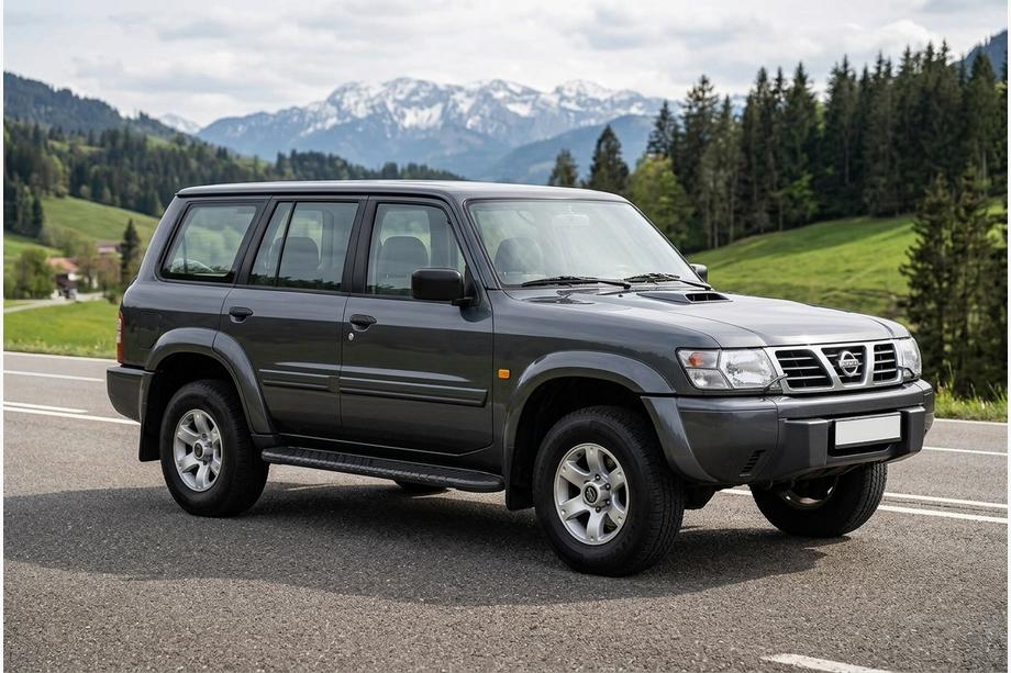 Nissan Patrol Y61 1997-2011 Seitenschweller Bosphorus Black (2 Stk., Aluminium) Image