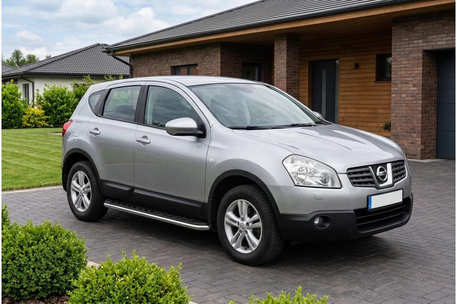 Nissan Qashqai 2007-2010 Trittbretter Maydos V1 (2 Stk., Aluminium & Edelstahl) Image