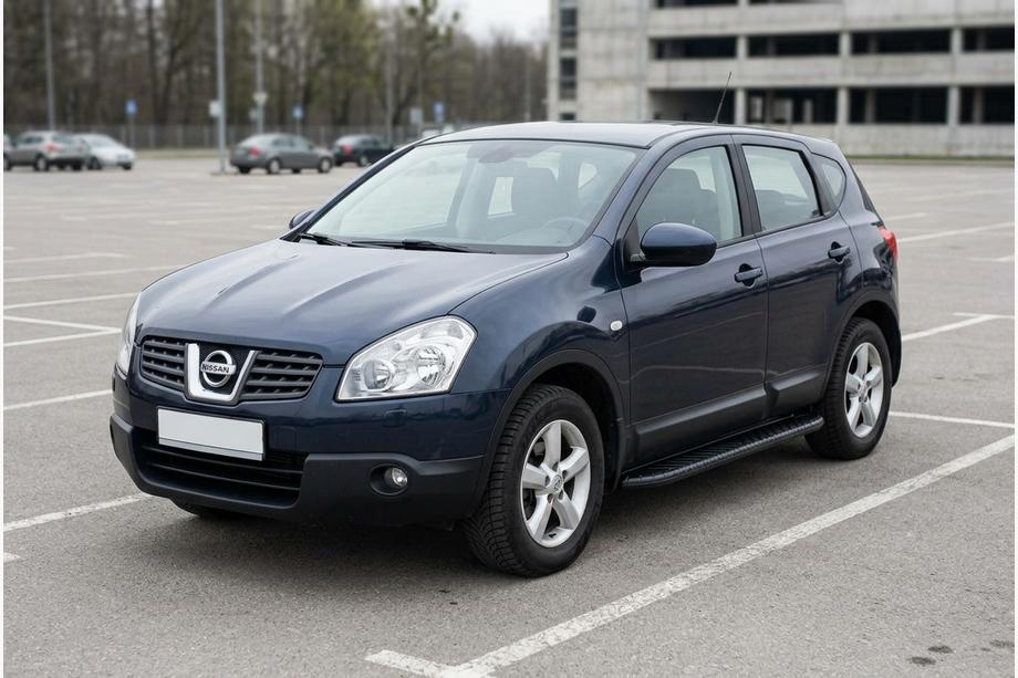 Nissan Qashqai 2007-2010 Seitenschweller Bosphorus Black (2 Stk., Aluminium) Image