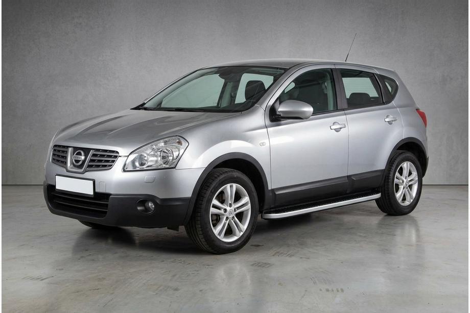 Nissan Qashqai 2007-2010 Seitenschweller Tayga Grey (2 Stk., Aluminium) Image