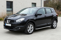 Nissan Qashqai 2010-2014 Trittbretter Maydos V1 (2 Stk., Aluminium & Edelstahl) Langer Radstand Foto 1