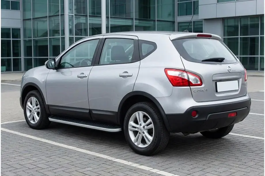 Nissan Qashqai 2010-2014 Seitenschweller Tayga Grey (2 Stk., Aluminium) Image