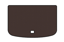 Audi A1 2010-2018 Gummimatte für Kofferraum Carsuit (HB, 3-türig, braun) Foto 1