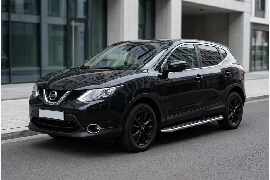 Nissan Qashqai 2014-2021 Trittbretter Maydos V1 (2 Stk., Aluminium & Edelstahl) Image