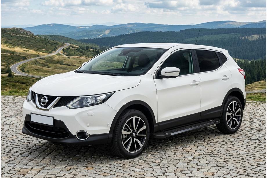 Nissan Qashqai 2014-2021 Seitenschweller RedLine Black (2 Stk., Aluminium) Image