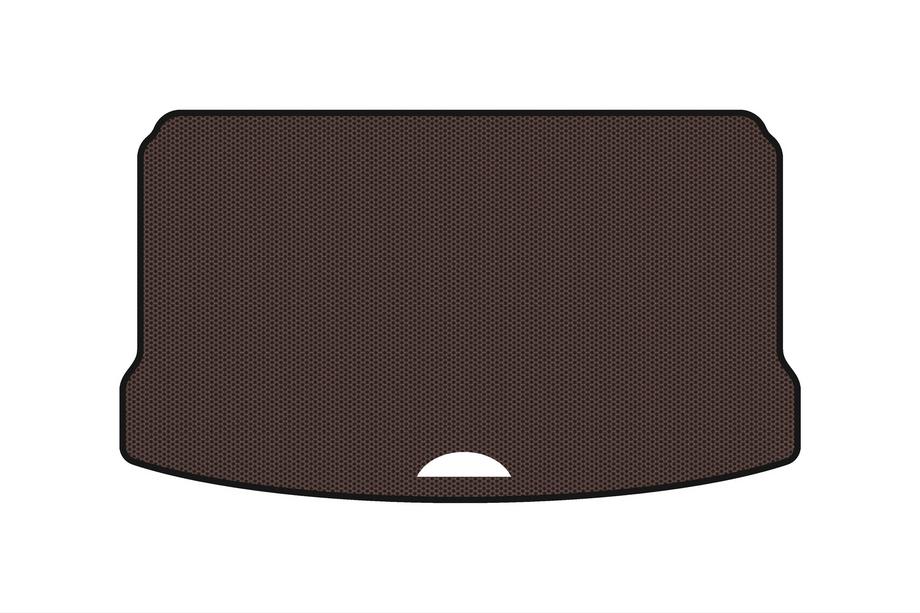 Mini Cooper F55/56/57 2014-2023 Gummimatte für Kofferraum Carsuit (für S F55, 5-türig, braun) Image