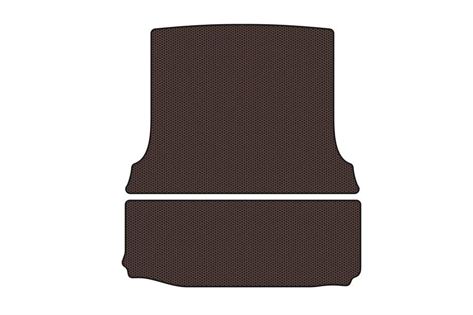 Fiat Fiorino/Qubo 2008-2024 Gummimatte für Kofferraum Carsuit (Laderaum, braun) Image