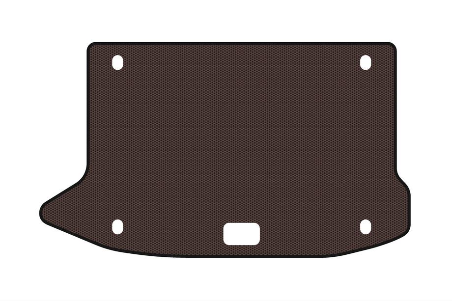 Hyundai Kona 2017-2023 Gummimatte für Kofferraum Carsuit V2 (Braun) Image
