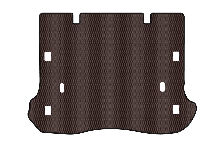 Jeep Grand Cherokee WK 2004-2010 Gummimatte für Kofferraum Carsuit V-2 (Braun) Image