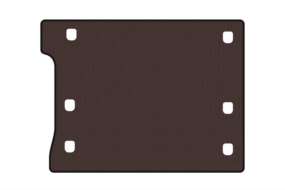 Jeep Wrangler 2018- Gummimatte für Kofferraum Carsuit (Rubicon Unlimited/5-türig, braun) Image