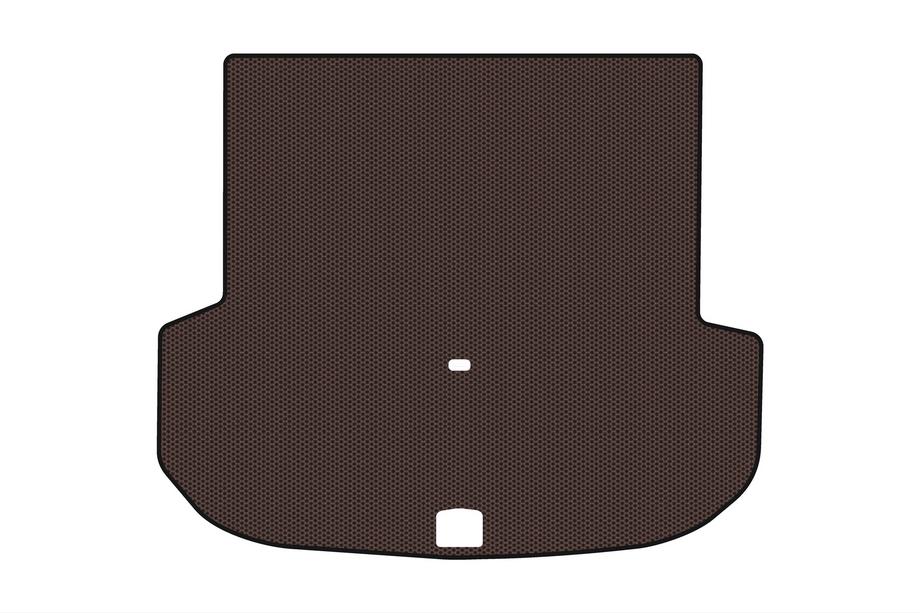 Kia Sorento III UM 2014-2020 Gummi-Kofferraummatte Carsuit (2014-2018, 5-Sitzer, braun) Image