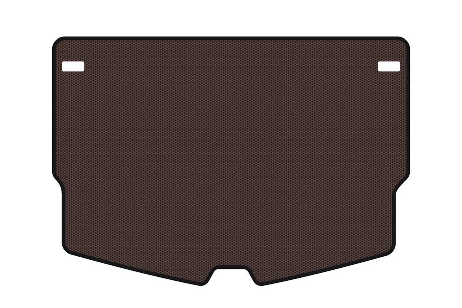 Nissan Note 2012-2020 Gummimatte für Kofferraum Carsuit (HB, braun) Image