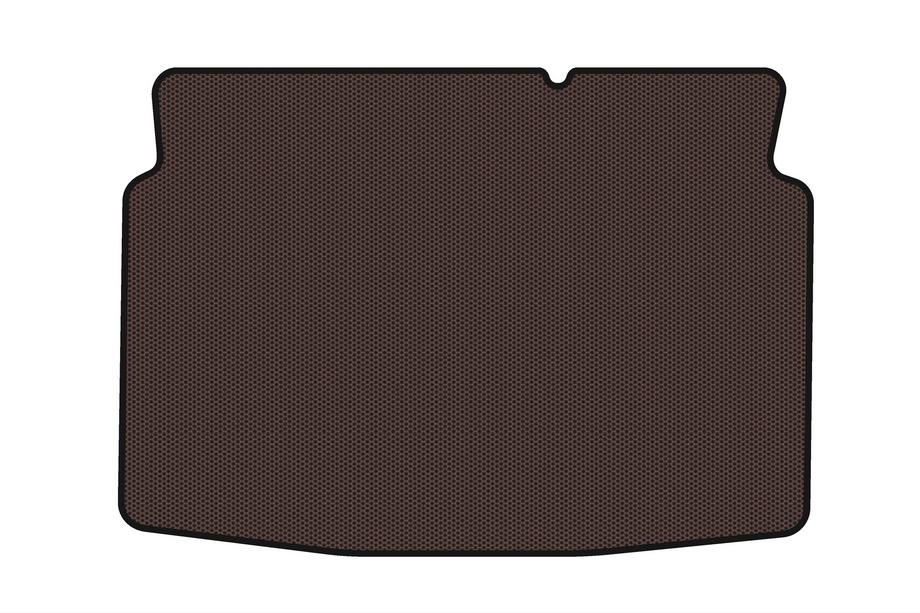 Peugeot 207 2006–2014 Gummimatte für Kofferraum Carsuit (HB, 5-türig, braun) Image