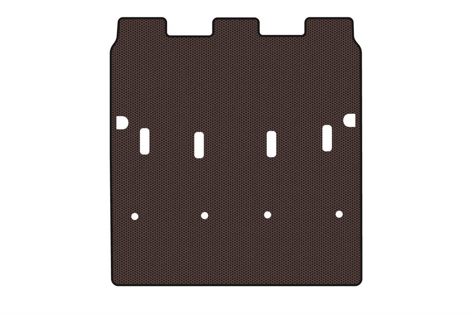 Peugeot Partner/Rifter 2019- Gummimatte für Kofferraum Carsuit (7-Sitzer/Langer Radstand, braun) Image