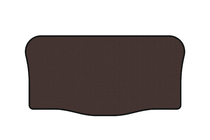 Toyota Aygo 2007-2014 Gummimatte für Kofferraum Carsuit (2007-2009, HB, 3-türig, braun) Foto 1