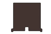 BMW X5 F15 2013-2018 Gummimatte für Kofferraum Carsuit V-1 (Braun) Foto 1