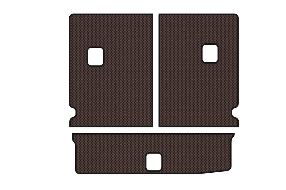 Chevrolet Orlando 2010-2018 Gummimatte für Kofferraum Carsuit V-1 (Braun) Image