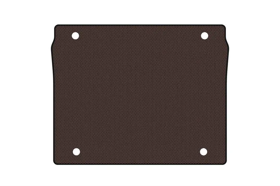 Fiat Doblo II 2010-2022 Gummimatte für Kofferraum Carsuit (5-Sitzer/Kurzer Radstand, braun) Foto 1