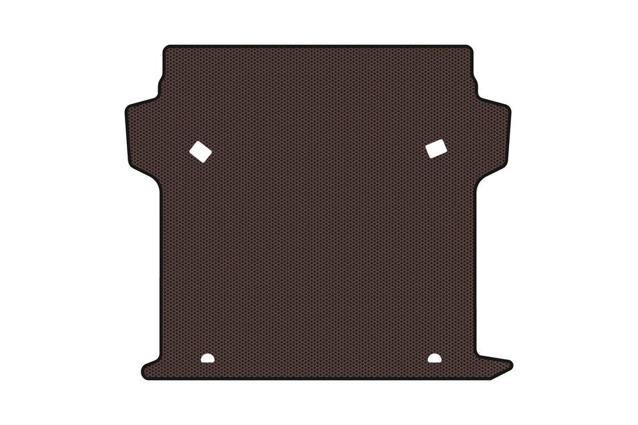Fiat Doblo II 2010-2022 Gummimatte für Kofferraum Carsuit (Braun) Image