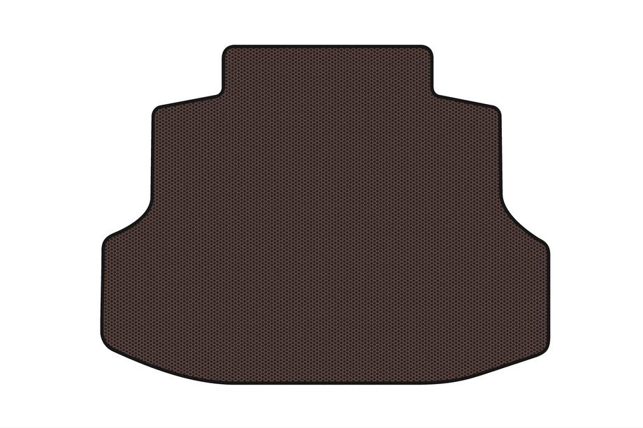 Honda Civic Sedan VII 2001-2006 Gummimatte für Kofferraum Carsuit (SD, braun) Foto 1