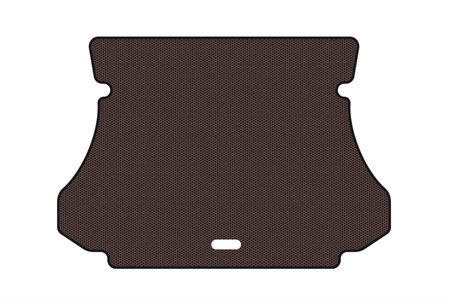 Hyundai Santa Fe 1 2000-2006 Gummimatte für Kofferraum Carsuit (Braun) Foto 1