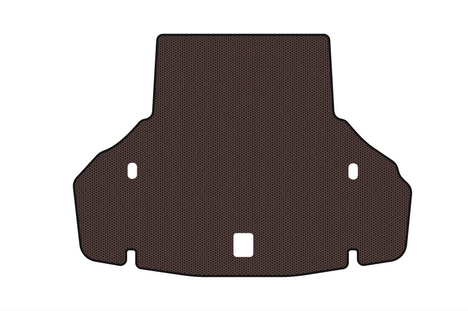 Lexus LS 2007-2017 Gummimatte für Kofferraum Carsuit (2007-2009, SD, Kein Allrad, USA, Braun) Image