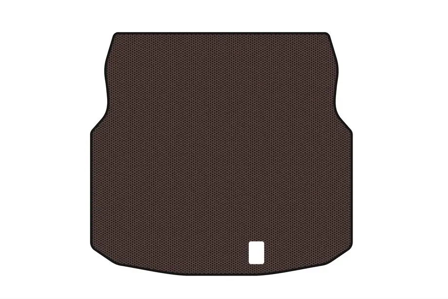 Mercedes C-class W204 2007-2015 Gummimatte für Kofferraum Carsuit (Coupé, braun) Foto 1