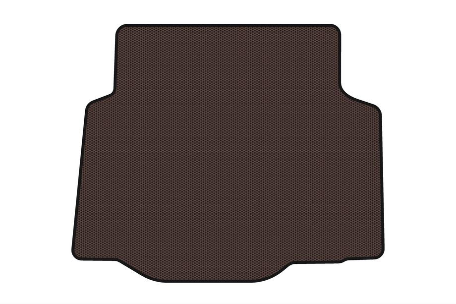 Nissan Almera N16 2000-2006 Gummimatte für Kofferraum Carsuit (HB, braun) Image