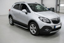 Opel Mokka 2012-2021 Seitenschweller Tayga Grey (2 Stk., Aluminium) Foto 1