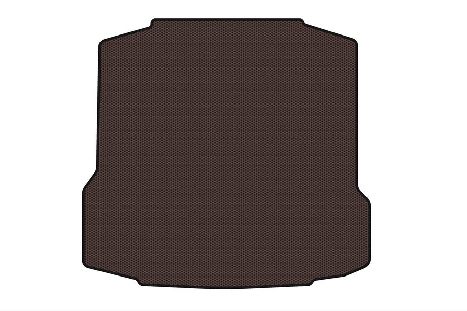 Skoda Rapid 2012-2019 Gummimatte für Kofferraum Carsuit (Liftback, braun) Image