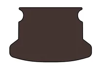 Toyota Corolla 2002-2007 Gummimatte für Kofferraum Carsuit (SD, braun) Foto 1