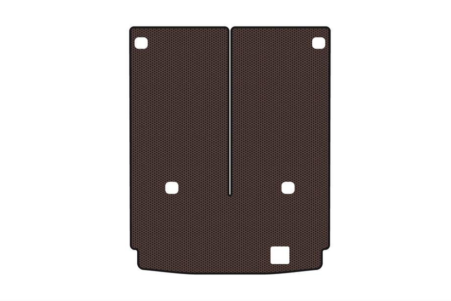 Mercedes GL class X164 2006-2012 Gummimatte für Kofferraum Carsuit (7-Sitzer mit umgeklappter 3. Reihe, braun) Image