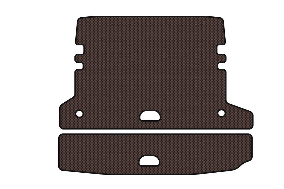BMW 3 Series F30/F31 2012-2019 Gummimatte für Kofferraum Carsuit V-2 (für F-31, braun) Image