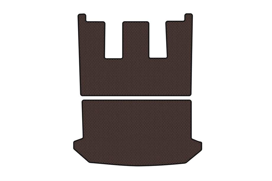 Citroen C-8 2002-2014 Gummimatte für Kofferraum Carsuit V1 (Braun) Image