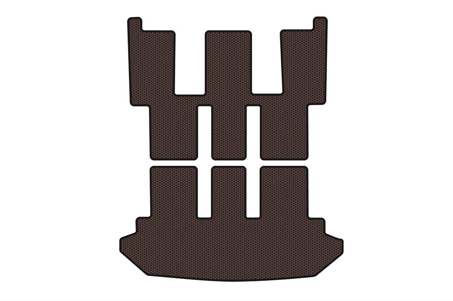 Citroen C-8 2002-2014 Gummimatte für Kofferraum Carsuit V2 (Braun) Image