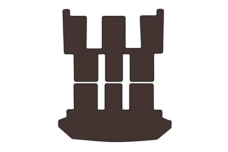 Peugeot 807 2002-2014 Gummimatte für Kofferraum Carsuit V2 (Braun) Image