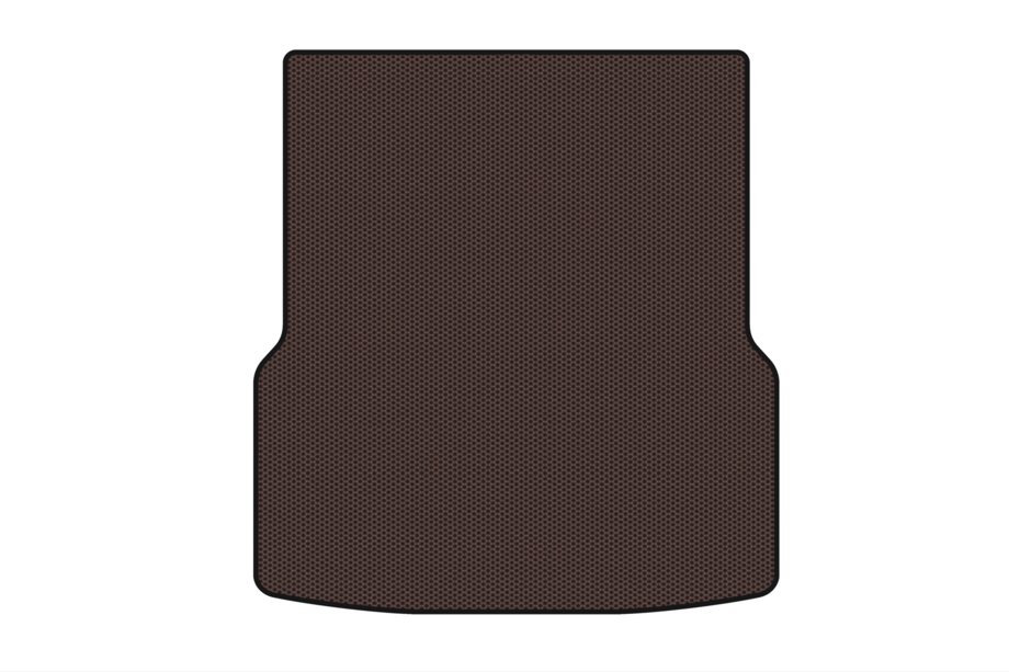 Tesla Model S 2012– Gummimatte für Kofferraum Carsuit vorne (4WD, 2012-2021, braun) Image